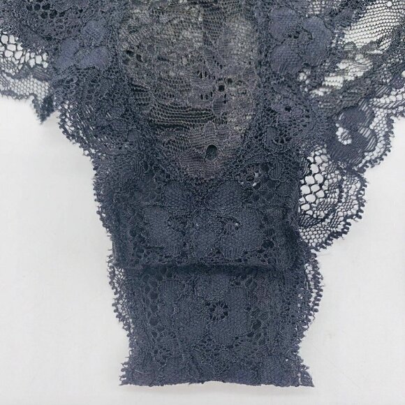 Victoria’s Secret Bodysuit 34C Lace Corset Garter Strings Black Sexy Anniversary - Picture 5 of 10